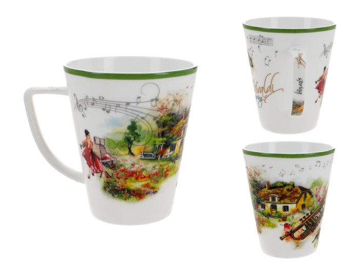 Carmani, kubek 370ml - ANTONIO VIVALDI/Wiosna