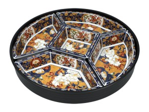 Obrotowe naczynie ceramiczne do serowania przekąsek - LAZY SUZAN