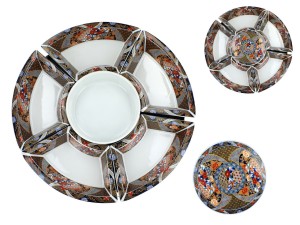 Obrotowe naczynie ceramiczne do serowania przekąsek - LAZY SUZAN