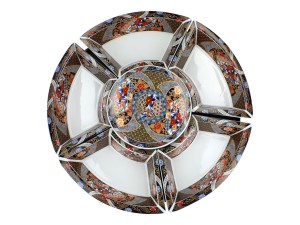 Obrotowe naczynie ceramiczne do serowania przekąsek - LAZY SUZAN