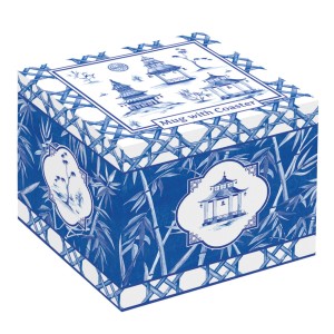 Kubek 350ml + akacjowa podstawka