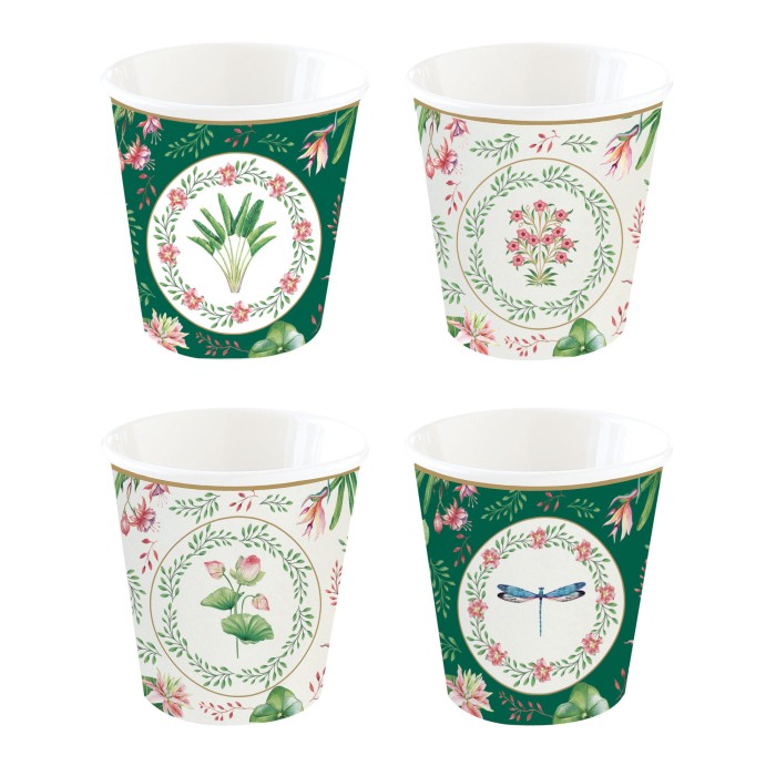 Easy Life/Nuova R2S, 4x czarka-espresso 100ml - BOTANIC CHIC