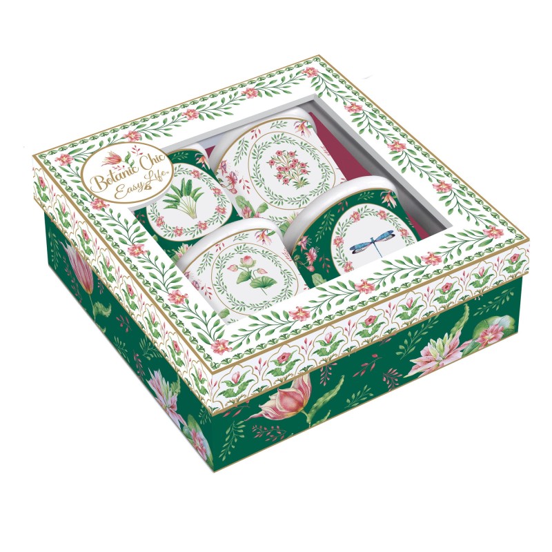 Easy Life/Nuova R2S, 4x czarka-espresso 100ml - BOTANIC CHIC