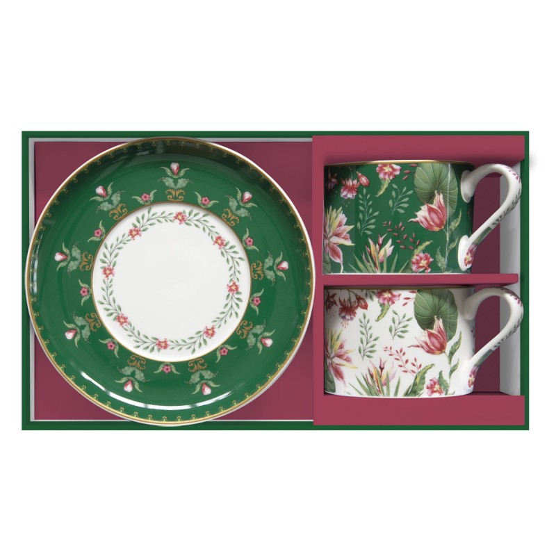 Easy Life/Nuova R2S, 2x filiżanka 240ml ze spodkami  - BOTANIC CHIC