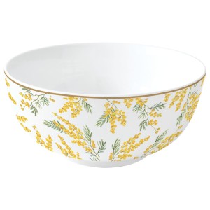 Easy Life/Nuova R2S, porcelanowa miseczka 15cm - MIMOZA i MODRASZKA