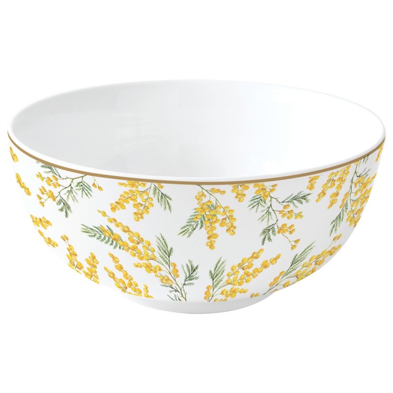 Easy Life/Nuova R2S, porcelanowa miseczka 15cm - MIMOZA i MODRASZKA