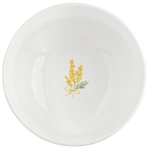 Easy Life/Nuova R2S, porcelanowa miseczka 15cm - MIMOZA i MODRASZKA