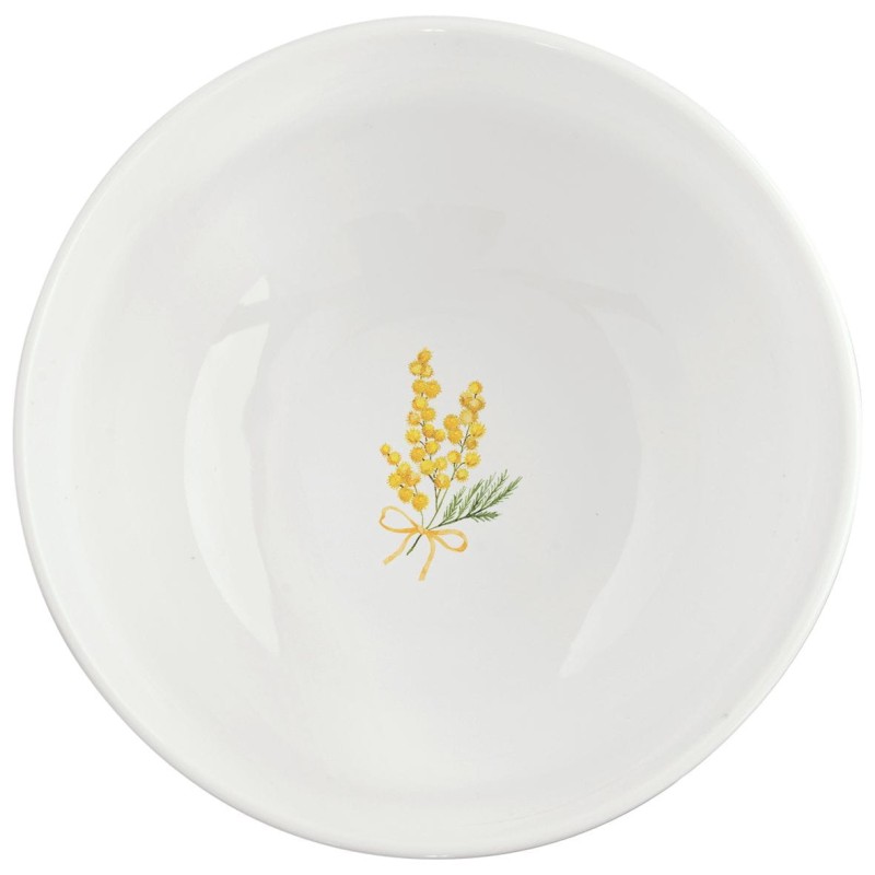 Easy Life/Nuova R2S, porcelanowa miseczka 15cm - MIMOZA i MODRASZKA