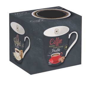 Easy Life/Nuova R2S, porcelanowy kubek 350 ml - IT'S COFFEE TIME