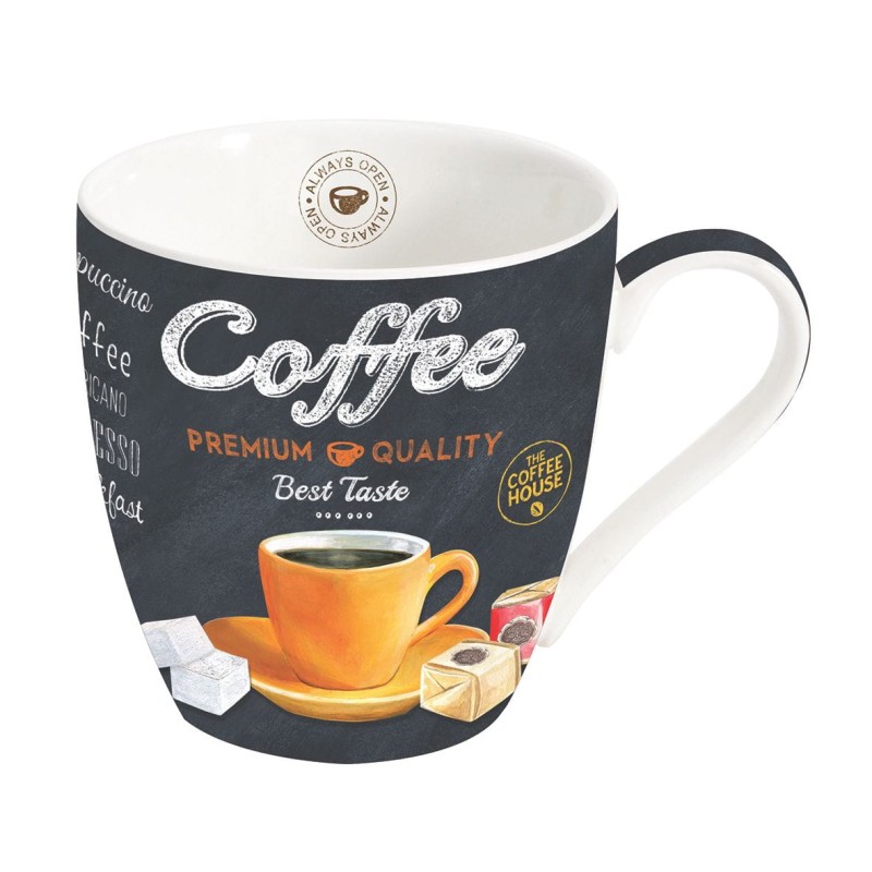 Easy Life/Nuova R2S, porcelanowy kubek 350 ml - IT'S COFFEE TIME
