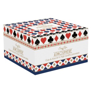 Easy Life/Nuova R2S, duża filiżanka 400ml ze spodkiem - CASINO ROYALE