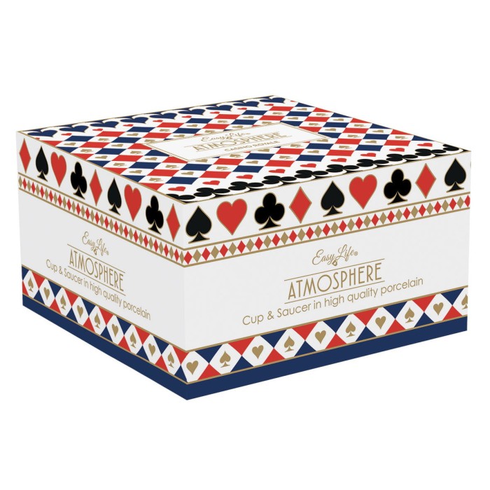 Easy Life/Nuova R2S, duża filiżanka 400ml ze spodkiem - CASINO ROYALE