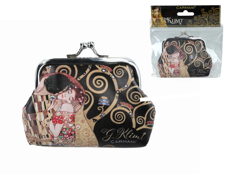 Carmani, portfelik mały - G. Klimt, Pocałunek