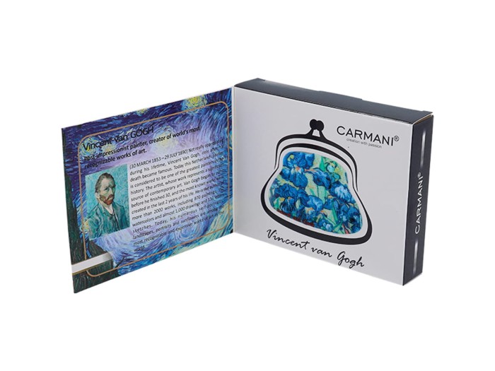 Carmani, portfelik mały - van Gogh/Irysy