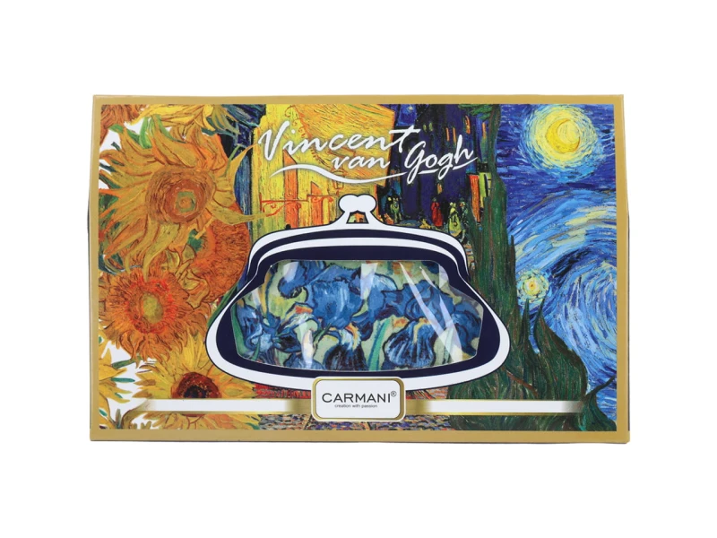 Carmani, portfelik duży - VAN GOGH/Irysy