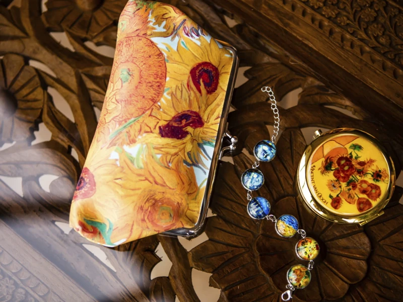 Carmani, portfelik duży - VAN GOGH/Słoneczniki