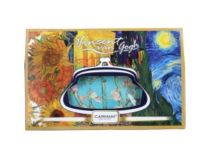 Carmani, portfelik duży - VAN GOGH/Kwitnący migdałowiec