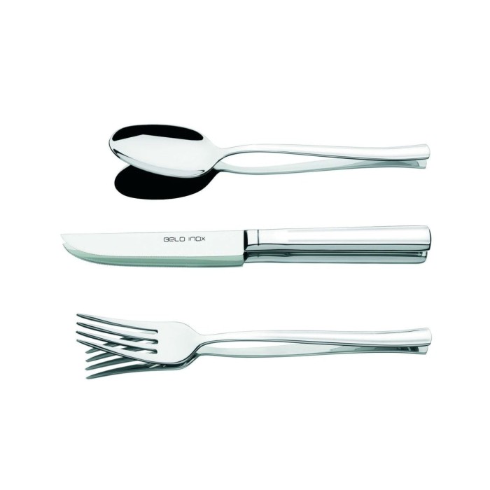 Sola, komplet sztućców 24 szt. BELLO 11, 3mm 18/10