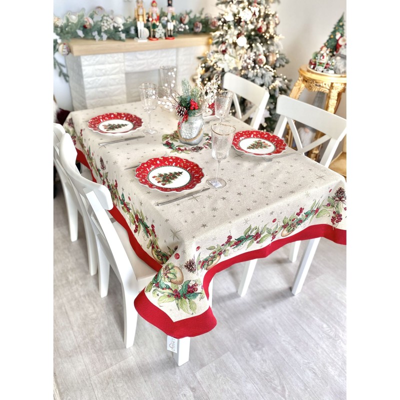 Obrus z tkaniny gobelinowej(tkana maszynowo) - RUNNER1309FM-180, 137x180 cm