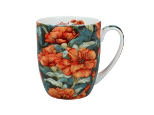 Carmani, kubek z porcelany t. Camio 380ml - KWIATY, wz. 1