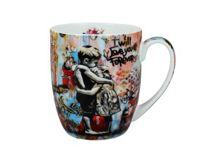Carmani, porcelanowy kubek t. Camio 380ml - GRAFFITI