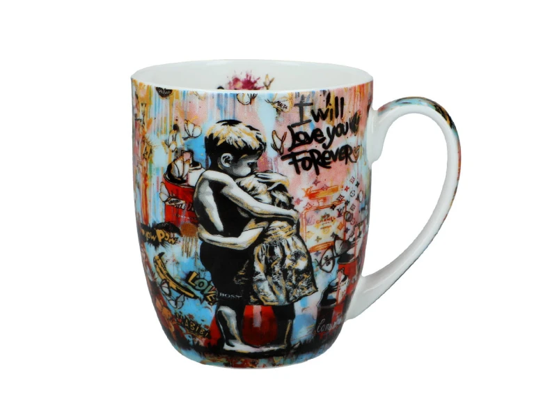 Carmani, porcelanowy kubek t. Camio 380ml - GRAFFITI