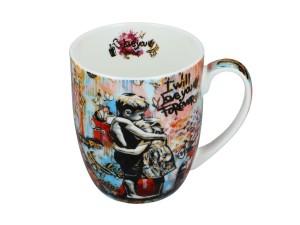 Carmani, porcelanowy kubek t. Camio 380ml - GRAFFITI