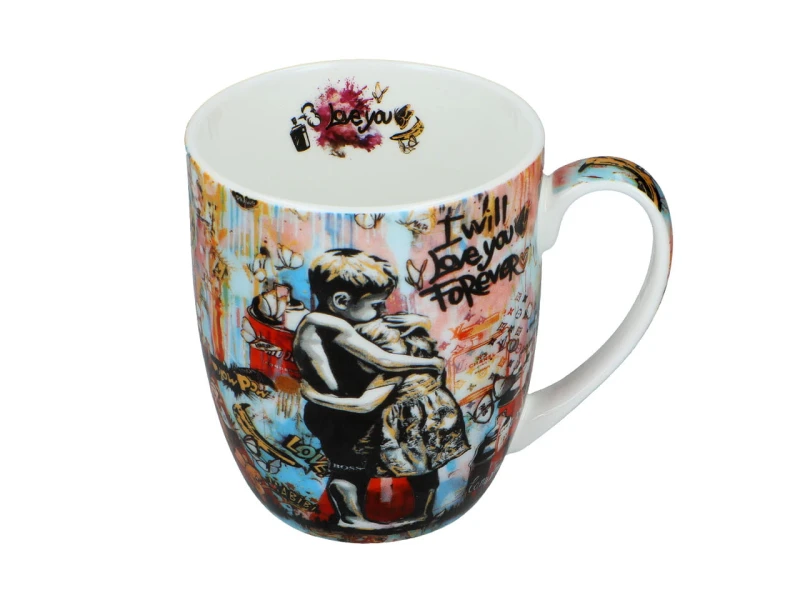 Carmani, porcelanowy kubek t. Camio 380ml - GRAFFITI