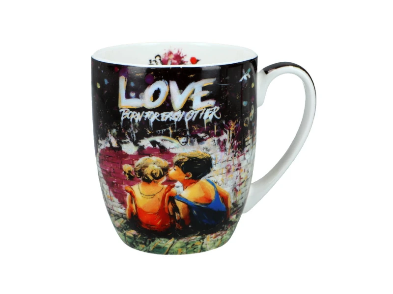 Carmani, porcelanowy kubek t. Camio 380ml - GRAFFITI