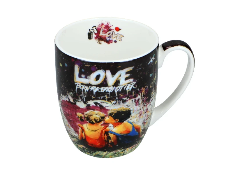 Carmani, porcelanowy kubek t. Camio 380ml - GRAFFITI