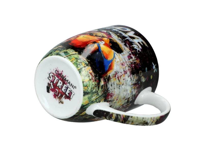 Carmani, porcelanowy kubek t. Camio 380ml - GRAFFITI