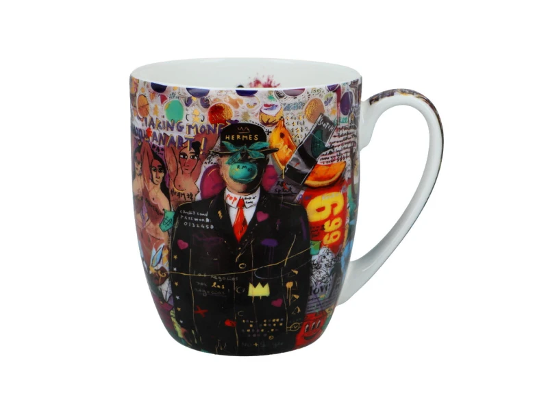 Carmani, porcelanowy kubek t. Camio 380ml - GRAFFITI