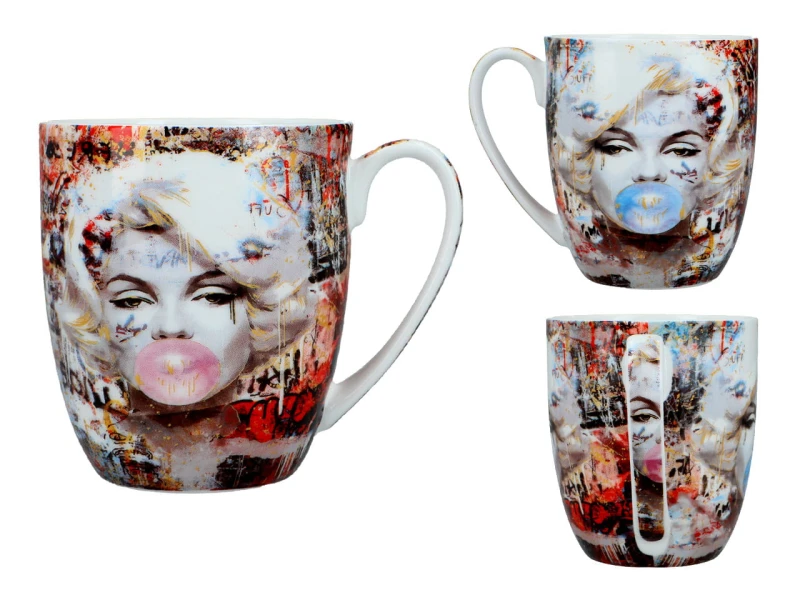 Carmani, porcelanowy kubek t. Camio 380ml - GRAFFITI