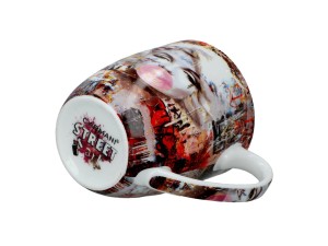 Carmani, porcelanowy kubek t. Camio 380ml - GRAFFITI
