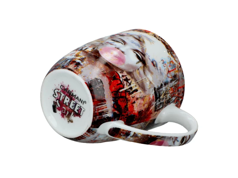 Carmani, porcelanowy kubek t. Camio 380ml - GRAFFITI