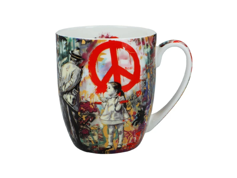 Carmani, porcelanowy kubek t. Camio 380ml - GRAFFITI