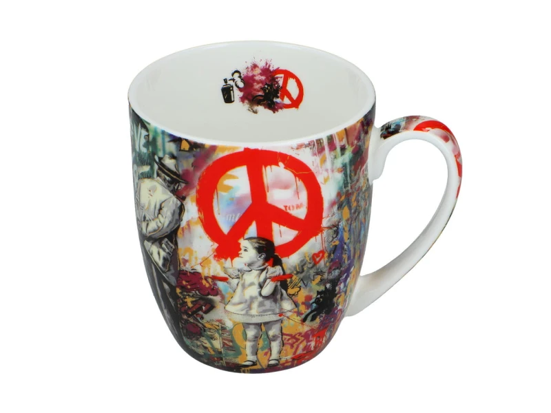 Carmani, porcelanowy kubek t. Camio 380ml - GRAFFITI