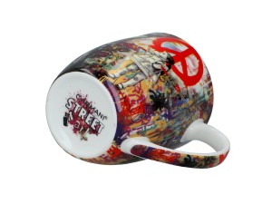 Carmani, porcelanowy kubek t. Camio 380ml - GRAFFITI
