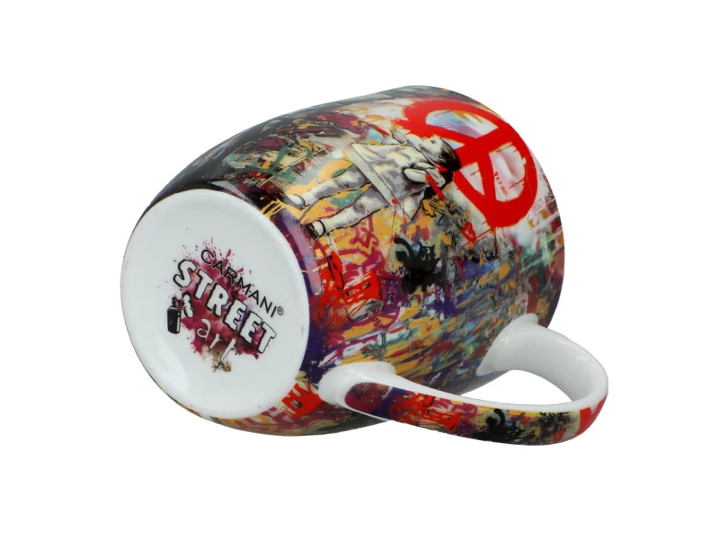 Carmani, porcelanowy kubek t. Camio 380ml - GRAFFITI