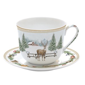 Easy Life/Nuova R2S, , śniadaniowa filiżanka 400 ml + talerzyk