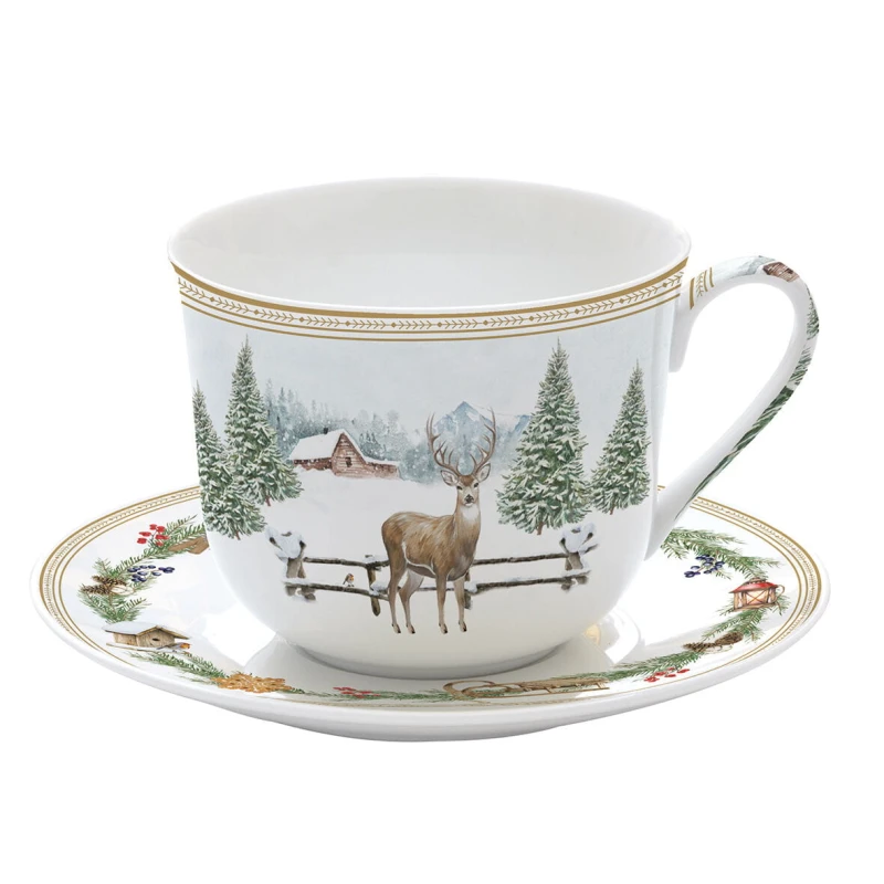 Easy Life/Nuova R2S, , śniadaniowa filiżanka 400 ml + talerzyk