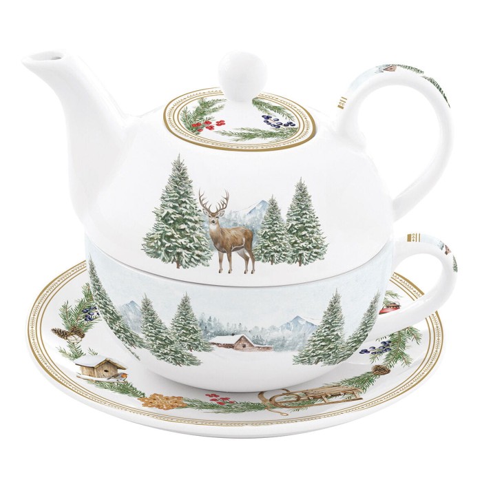 Easy Life/Nuova R2S, filiżanka z czajniczkiem ''tea for one'' 350ml + 350ml