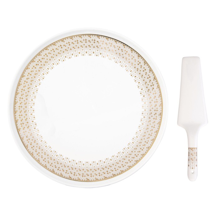 Easy Life/Nuova R2S, talerz do ciasta 30cm + łopatka