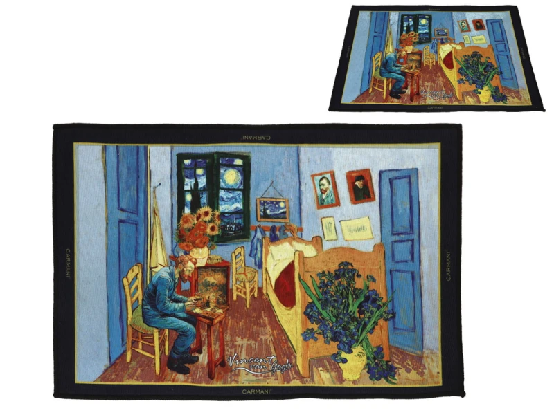 Carmani, przyłóżkowy dywanik 60x40cm - VAN GOGH/Pokój