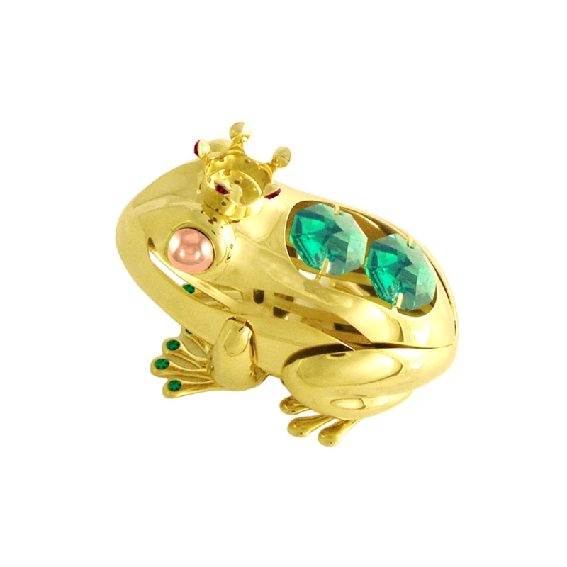 Crystocraft, miniaturka-figurka pozłacana Swarovski/ŻABKA