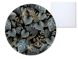 Carmani, szklana deska 30cm  - Kwiaty