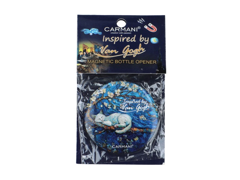 Carmani, otwieracz z magnesem - inspirowanie twórczością VAN GOGH'A