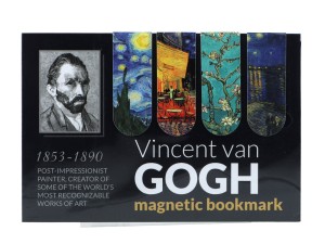 Carmani, kpl. 4 zakładek magnetycznych do książek - VAN GOGH
