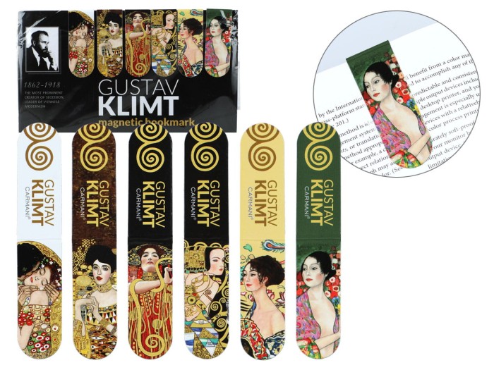 Carmani, kpl. 6 zakładek magnetycznych do książek - VAN GOGH