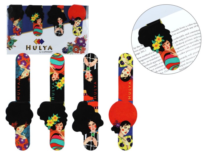 Carmani, kpl. 4 zakładek magnetycznych do książek - H. OZDEMIR